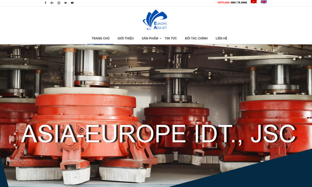 Thiết Kế Web – Công Ty Á – ÂU