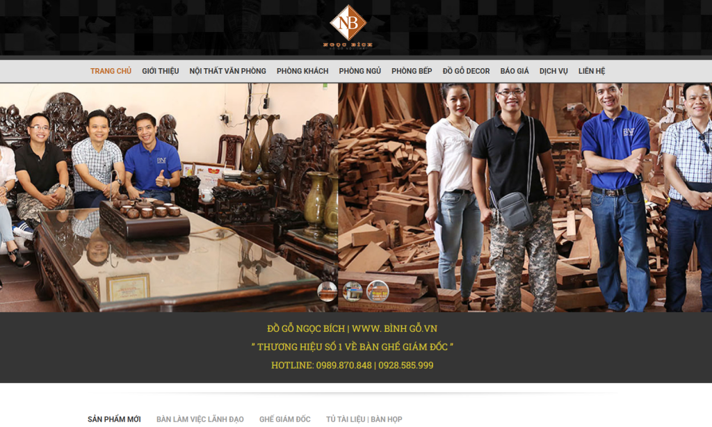 Thiết Kế Web – Binh Gỗ Đồng Kỵ – Bắc Ninh