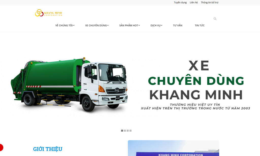 Thiết Kế Web – Công Ty Khang Minh