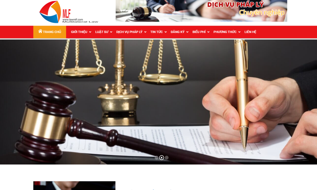 Thiết Kế Web – Công Ty Luật Đa Phương