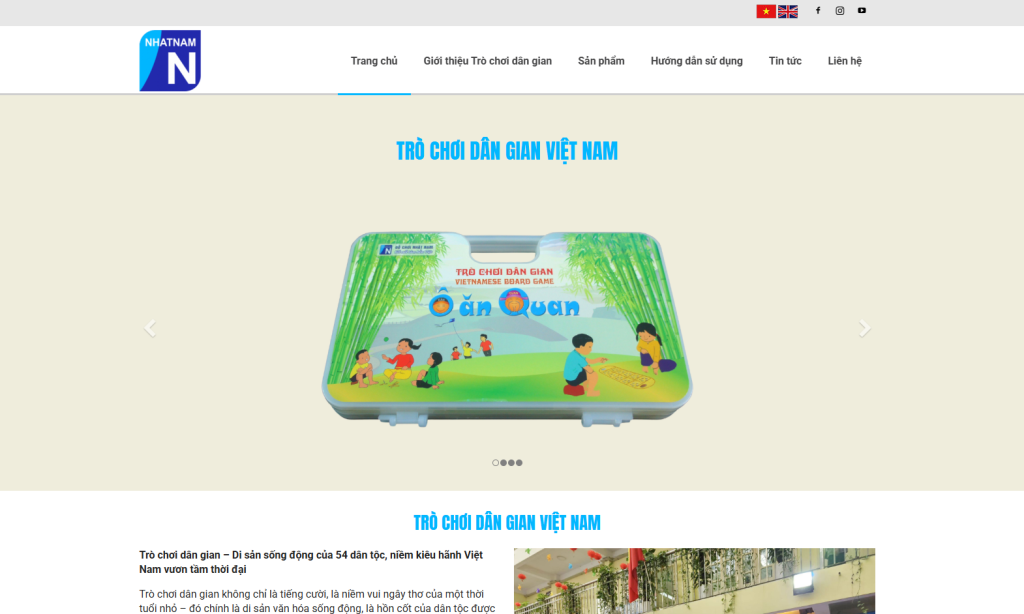 Thiết Kế Web – Công Ty Nhật Nam