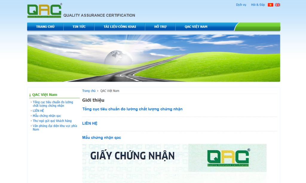 Thiết Kế Web – Công Ty QAC Việt Nam