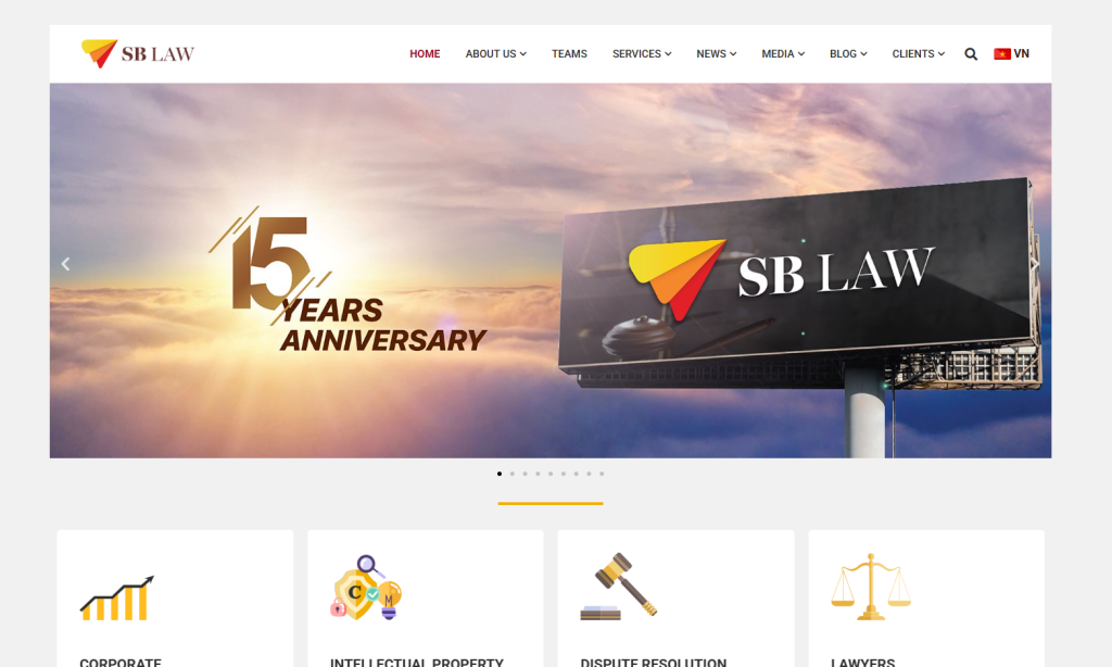 Thiết Kế Web – Sblaw – Công Ty Luật SBLAW