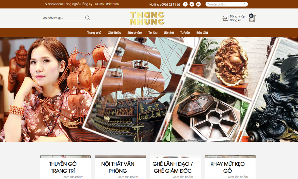 Thiết Kế Web – Đồ Gỗ Thang Nhung Đồng Kỵ Bắc Ninh